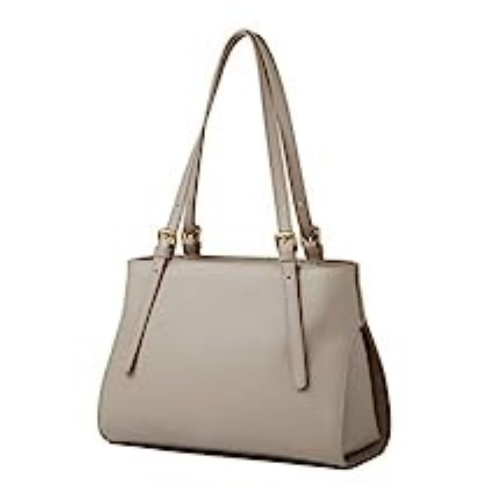 NEW! Classic Style Midsize Leather Purse/Handbag/Shoulder Bag w/Adj. Straps